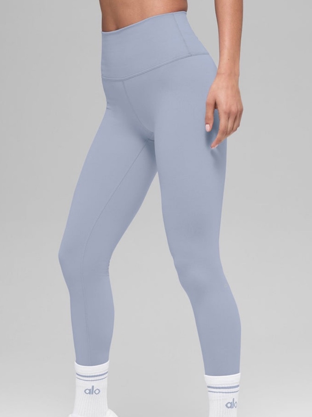 NWT ALO Yoga 7/8 High-Waist Airbrush Legging – Winter Frost – XS - Picture 3 of 8